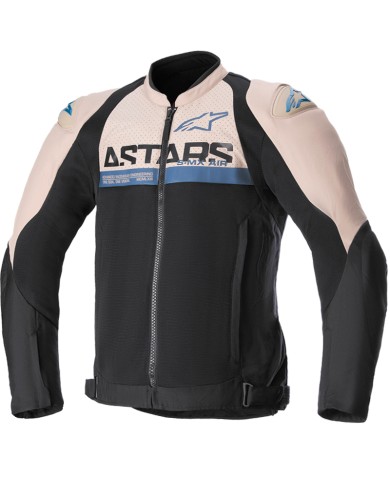 CHAQUETA ALPINESTARS SMX AIR LIGHT BROWN/SODALITE BLUE