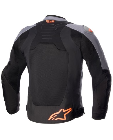 CHAQUETA ALPINESTARS SMX AIR DARK GRAY/ORANGE FLUO