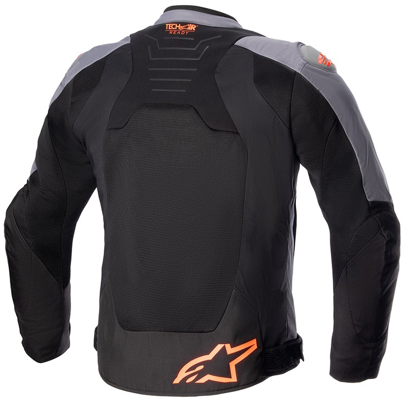 CHAQUETA ALPINESTARS SMX AIR DARK GRAY/ORANGE FLUO