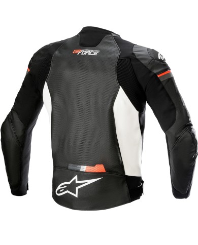 CHAQUETA ALPINESTARS GP FORCE AIRFLOW BLACK/WHITE/RED FLUO