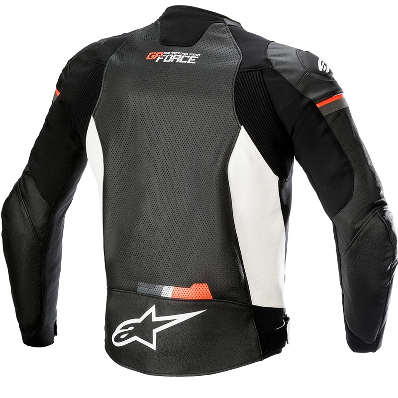 CHAQUETA ALPINESTARS GP FORCE AIRFLOW BLACK/WHITE/RED FLUO