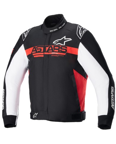 CHAQUETA ALPINESTARS MONZA SPORT BLACK/BRIGHT RED/WHITE
