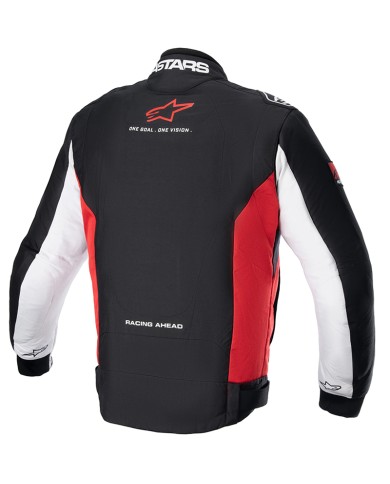 CHAQUETA ALPINESTARS MONZA SPORT BLACK/BRIGHT RED/WHITE