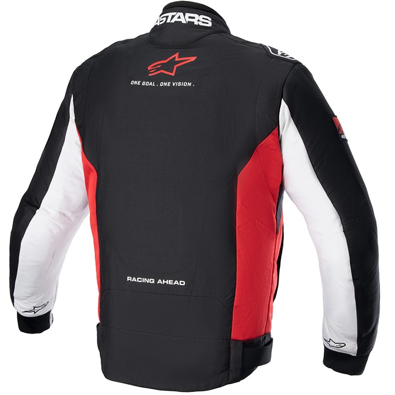 CHAQUETA ALPINESTARS MONZA SPORT BLACK/BRIGHT RED/WHITE