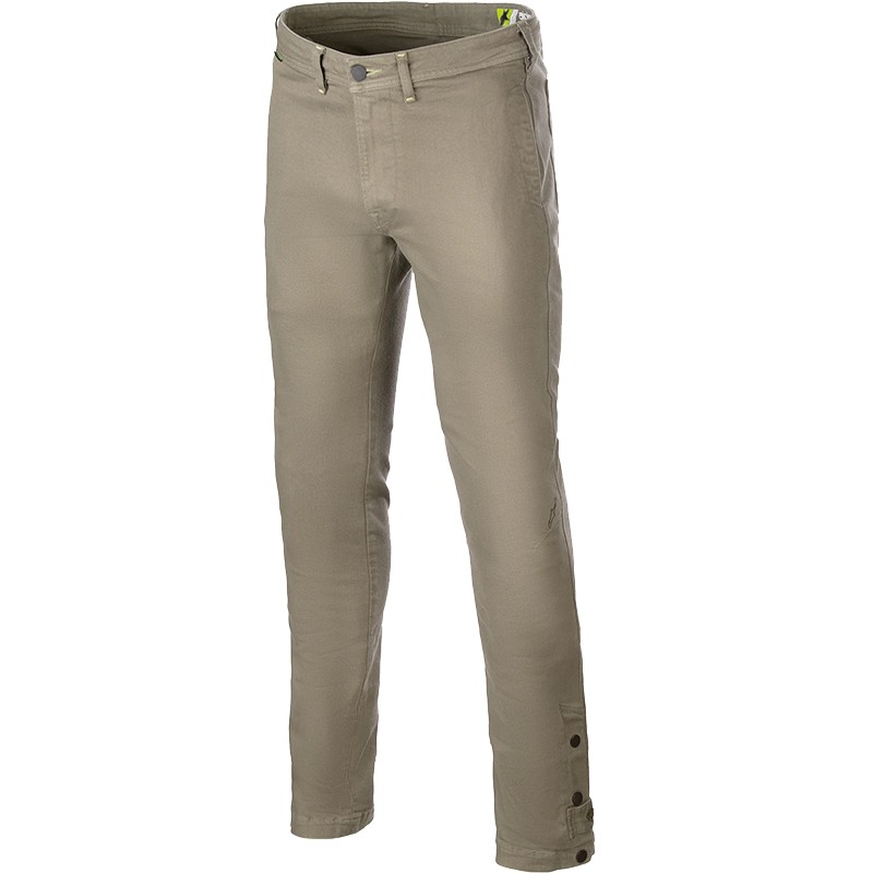 PANTALONES VAQUEROS ALPINESTARS STRATOS SLIM FIT MILITARY GREEN