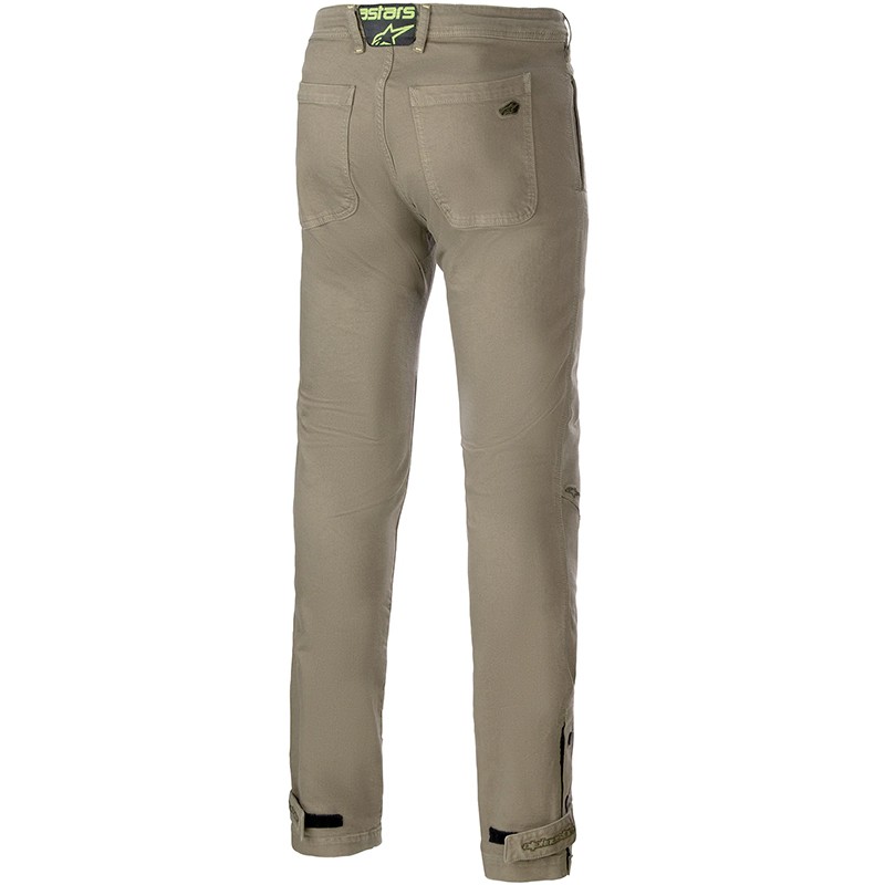 PANTALONES VAQUEROS ALPINESTARS STRATOS SLIM FIT MILITARY GREEN