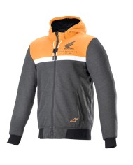 SUDADERA ALPINESTARS CHROME STREET HOODIE HONDA/ORANGE
