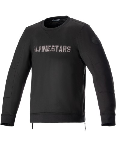 SUDADERA ALPINESTARS LEGIT CREW FLEECE BLACK