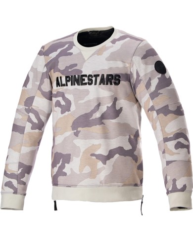 SUDADERA ALPINESTARS LEGIT CREW FLEECE GRAY/CAMO