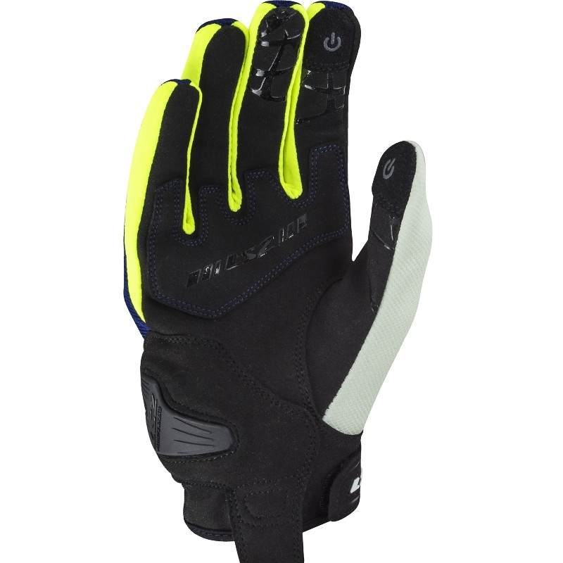 GUANTES LS2 DART 2 BLUE/H-V YELLOW