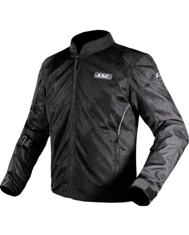 CHAQUETA LS2 AIRY PERFORADA NEGRA