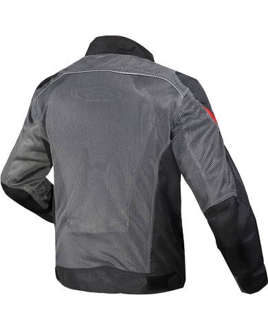 CHAQUETA LS2 AIRY PERFORADA GREY/BLACK/RED