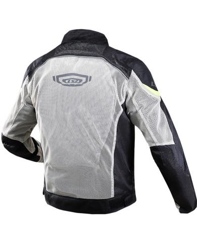 CHAQUETA LS2 AIRY PERFORADA BLACK/GREY/YELLOW