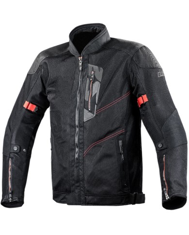 CHAQUETA LS2 ALBA PERFORADA BLACK