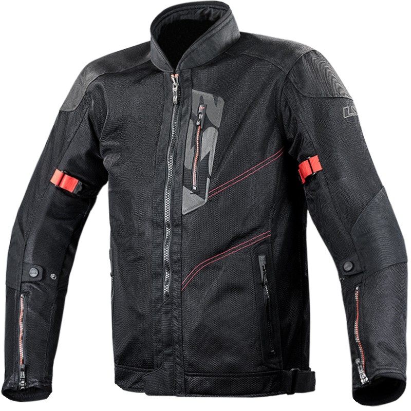 CHAQUETA LS2 ALBA PERFORADA BLACK
