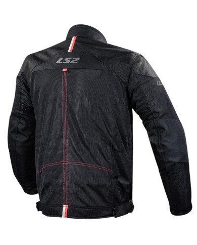 CHAQUETA LS2 ALBA PERFORADA BLACK