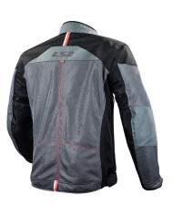 CHAQUETA LS2 ALBA PERFORADA DARK GREY/BLACK