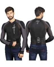 PROTECCION LS2 X-ARMOR BLACK/SILVER