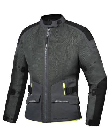 CHAQUETA IXON M-NJORD TACTIC GREEN/BLACK/YELLOW