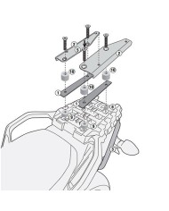 KIT DE FIJACIÓN POSTERIOR GIVI SR3112 SUZUKI V-STROM