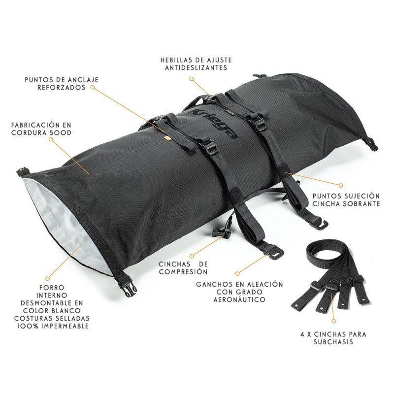 BOLSA DE EQUIPAJE KRIEGA ROLLPACK 20L CAQUI