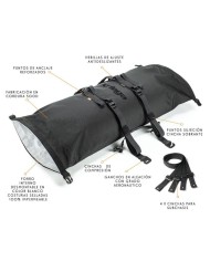 BOLSA DE EQUIPAJE KRIEGA ROLLPACK 20L NARANJA