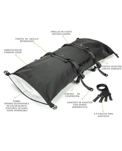 BOLSA DE EQUIPAJE KRIEGA ROLLPACK 40L CAMO