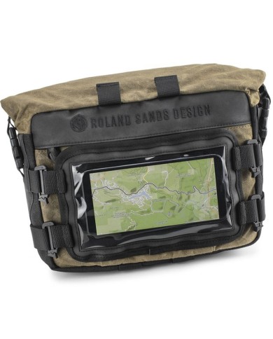 BOLSA KRIEGA PARA MANILLAR RSD ROAM HANDLEBAR BAG NEGRO/ARENA