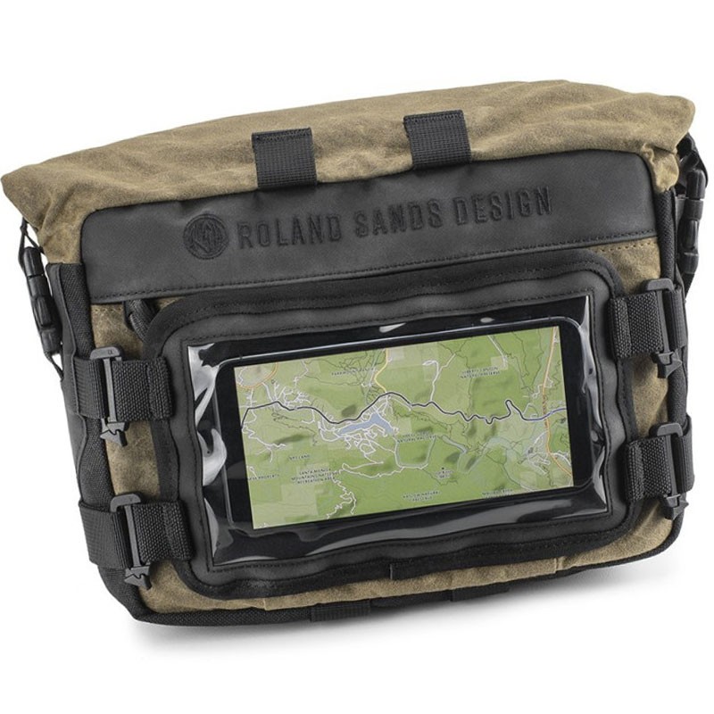 BOLSA KRIEGA PARA MANILLAR RSD ROAM HANDLEBAR BAG NEGRO/ARENA