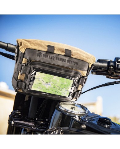 BOLSA KRIEGA PARA MANILLAR RSD ROAM HANDLEBAR BAG NEGRO/ARENA