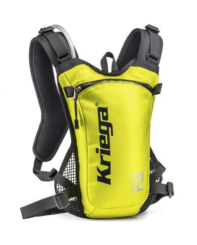 MOCHILA KRIEGA HIDRATACIÓN HYDRO-2 AMARILLO FLUOR