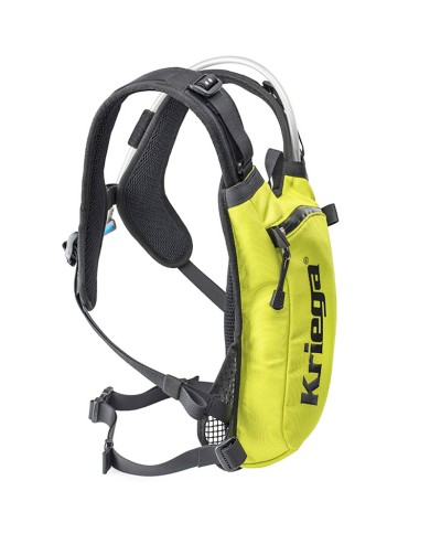 MOCHILA KRIEGA HIDRATACIÓN HYDRO-2 AMARILLO FLUOR
