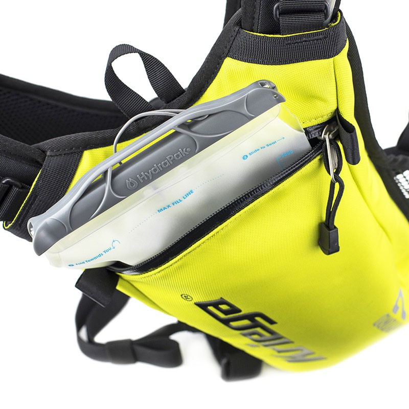 MOCHILA KRIEGA HIDRATACIÓN HYDRO-2 AMARILLO FLUOR