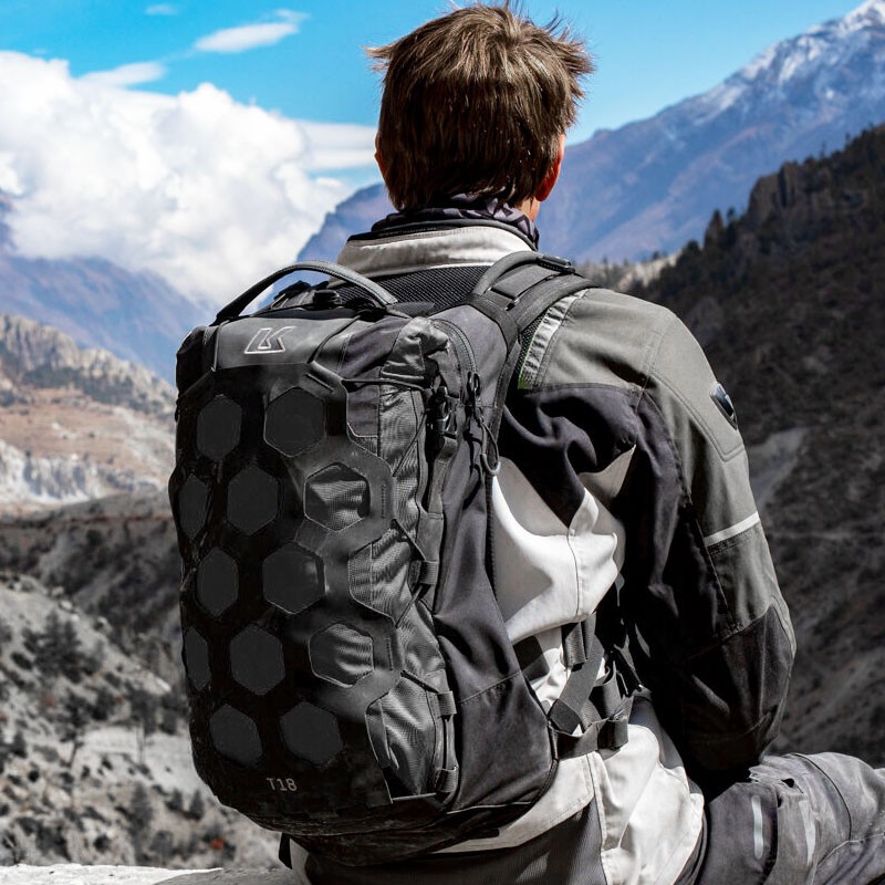 MOCHILA KRIEGA TRAIL 18 ADVENTURE BACKPACK NEGRO