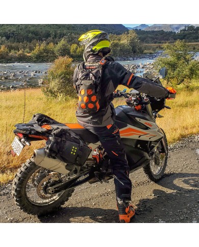 MOCHILA KRIEGA TRAIL 9 ADVENTURE BACKPACK NARANJA FLUOR