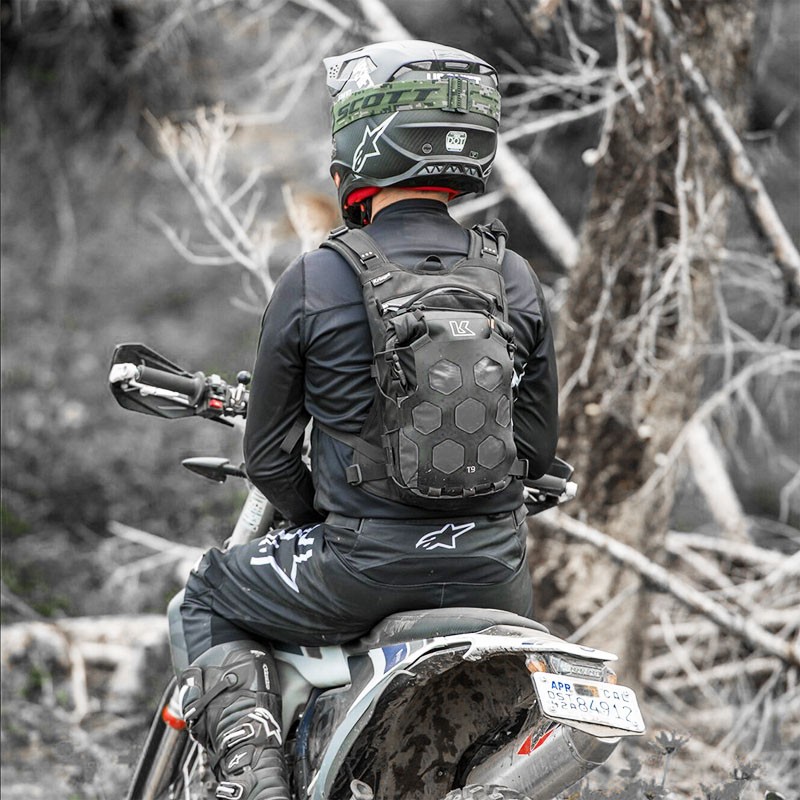 MOCHILA KRIEGA TRAIL 9 ADVENTURE BACKPACK NEGRO