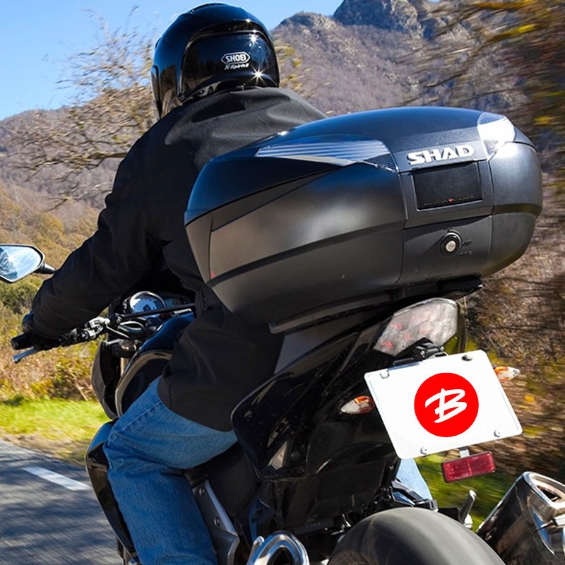 MALETA SHAD SH48 DARK GREY/BLACK