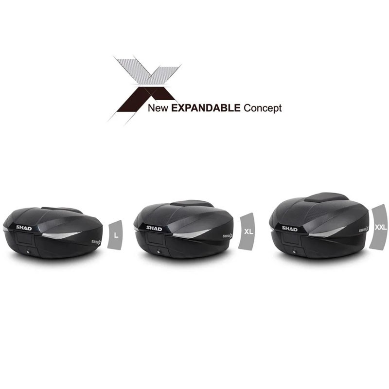 MALETA SHAD SH58X CARBON