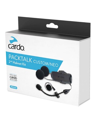 KIT AUDIO HD CARDO PACKTALK NEO/CUSTOM PARA SEGUNDO CASCO