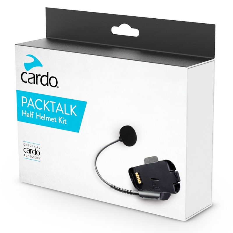 BASE DE AUDIO CON MICRO EXTERNO CARDO PACKTALK SERIES PARA CASCOS JET