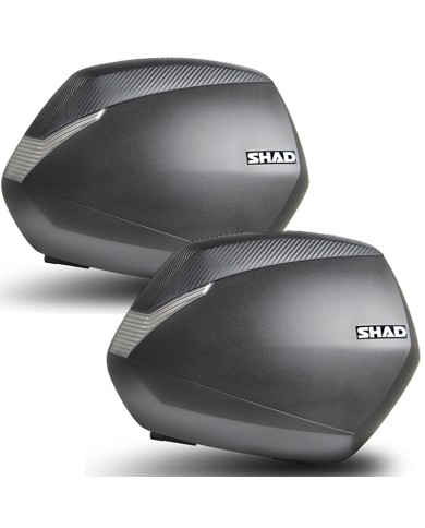PACK MALETAS LATERALES SHAD SH36 CARBONO