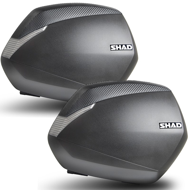 PACK MALETAS LATERALES SHAD SH36 CARBONO