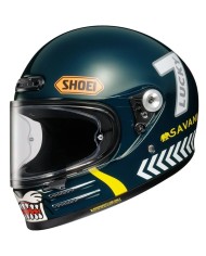 CASCO SHOEI GLAMSTER 06 CHEETAH CUSTOM CYCLES TC2
