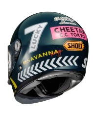 CASCO SHOEI GLAMSTER 06 CHEETAH CUSTOM CYCLES TC2