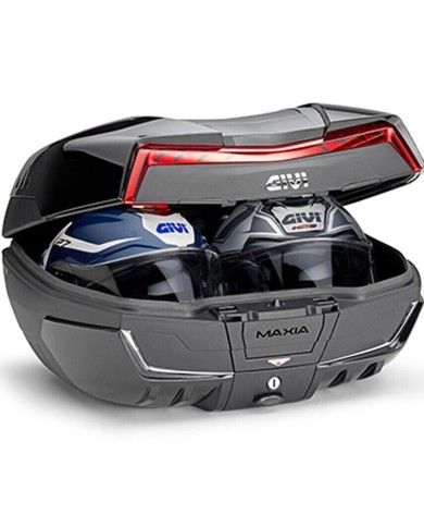 BAUL GIVI V58NN MAXIA 5 NEGRA CATADIÓPTRICO ROJO