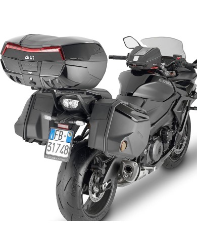 BAUL GIVI V58NN MAXIA 5 NEGRA CATADIÓPTRICO ROJO