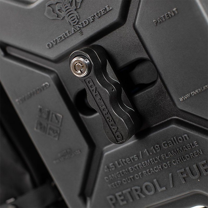 BIDON OVERLAND PARA FUEL Y AGUA 4.5L NEGRO