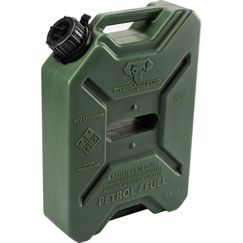 BIDON OVERLAND PARA FUEL Y AGUA 4.5L VERDE