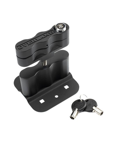 SOPORTE PARA BIDONES OVERLAND FUEL LOCKABLE DE CIERRE CON LLAVE