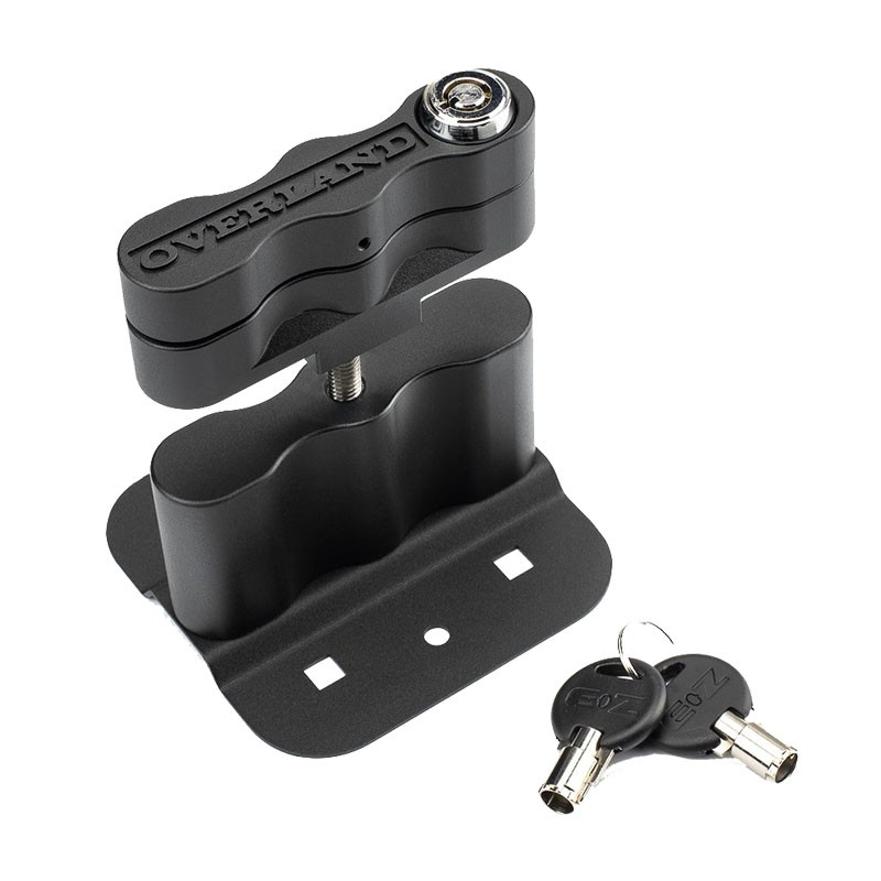 SOPORTE PARA BIDONES OVERLAND FUEL LOCKABLE DE CIERRE CON LLAVE